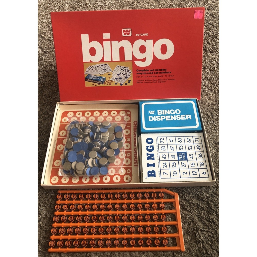1974 Whitman Bingo 40 cards Complete Set USA Brand New